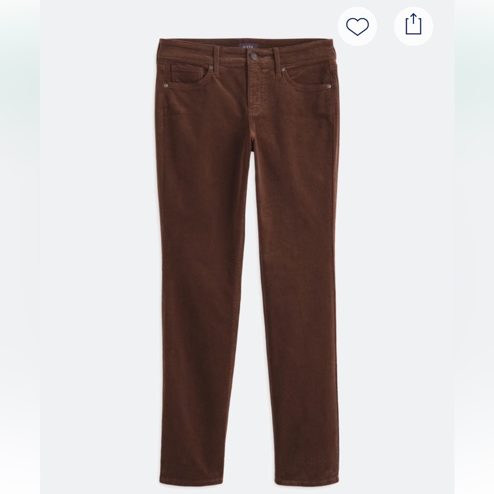 NYDJ Marilyn Straight Leg Corduroy Jean